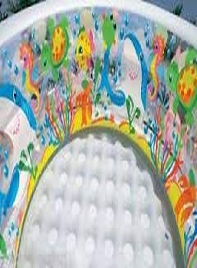 VWretails Inflatable Round Shape Aquarium Pool,Dimensions:60" Dx22 H(152x56cm) Inflated - Without Pump - Image 2